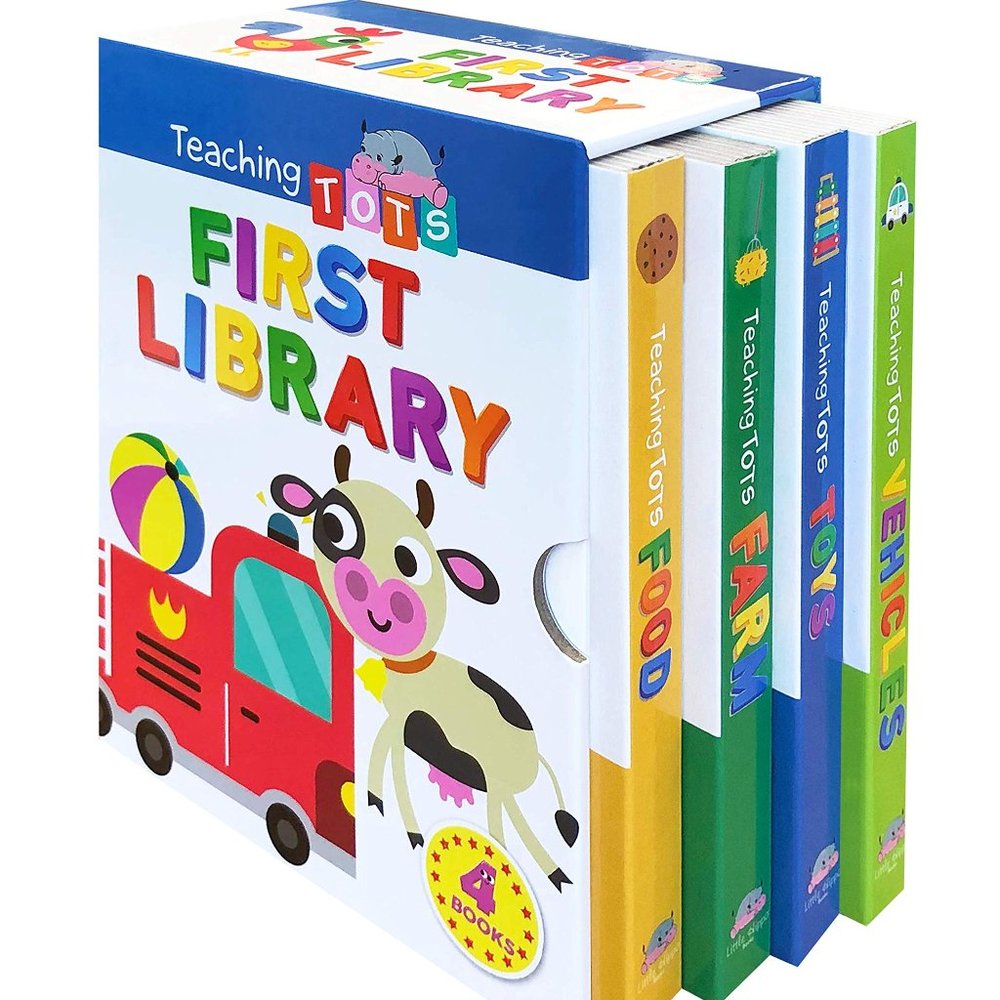 Teaching Tots First Library 4-Book Set, NIB
